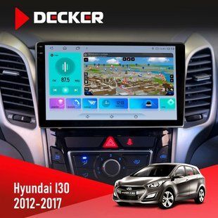 Штатна магнітола Hyundai i30 2012-2017 CAN Decker D9-009 4x64, DSP, 4G, 2k НФ-00008227 фото