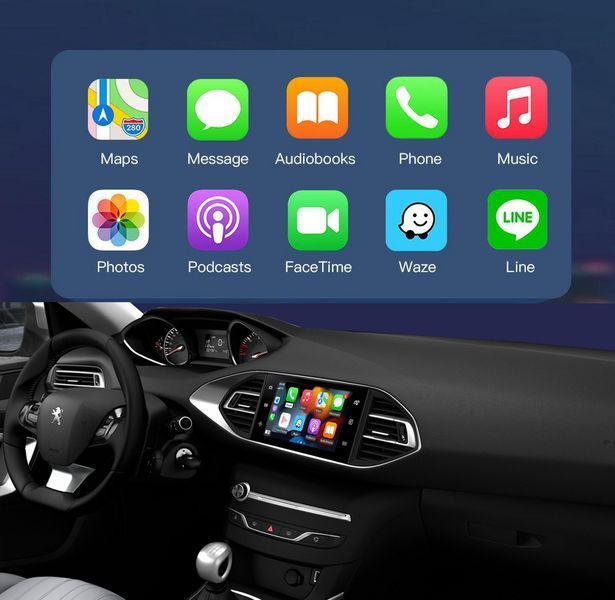 Бездротовий CarPlay та AndroidAuto для Peugeot 308 (2017-2020) NAC System RH-BX8815-W фото