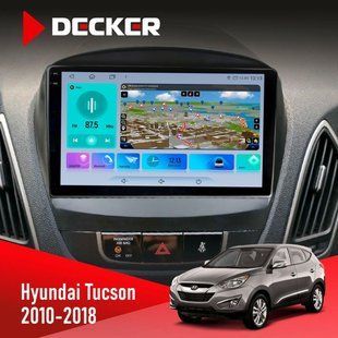 Штатна магнітола Hyundai ix35 2010-2018 Decker D10-009 4x64, DSP, 4G, 2k НФ-00009863 фото