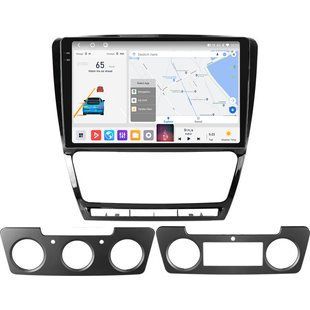 Штатна магнітола M6 Plus Skoda Octavia A5 (Black) CarPlay QleD 19483 фото