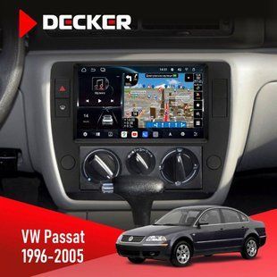 Штатна магнітола Volkswagen Passat 1996-2005 Decker D9-011 4x64, DSP, 4G, 360 НФ-00006613 фото