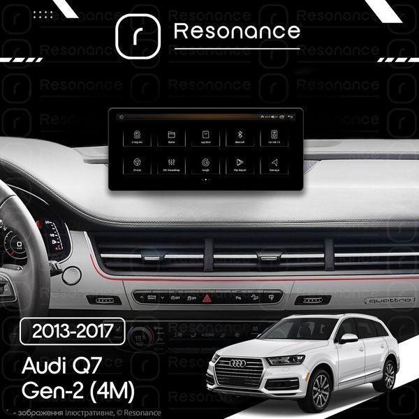 Магнітола Audi Q7 Gen-2 (4M) (2015-2019) Resonance L300 4/32 12.3" QLED, 360 (Audi Style) 030582 фото