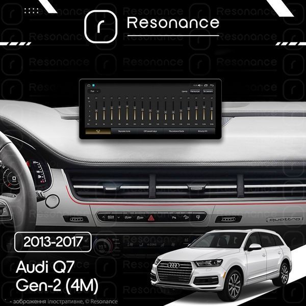 Магнітола Audi Q7 Gen-2 (4M) (2015-2019) Resonance L300 4/32 12.3" QLED, 360 (Audi Style) 030582 фото