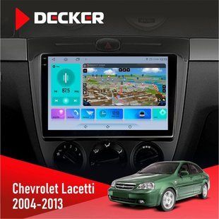 Штатна магнітола Chevrolet Lacetti 2004-2013 Decker D9-009 4x64, DSP, 4G, 2k НФ-00008167 фото