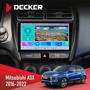 Штатна магнітола Mitsubishi ASX 2016-2022 Decker D10-009 4x64, DSP, 4G, 2k НФ-00008941 фото