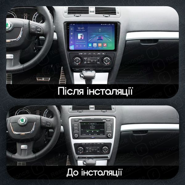Магнітола Skoda Octavia 2 (A5) (2004-2013) [Black] Resonance Ultra M2 2/64, 10.36" 2K QLED 038004 фото