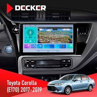 Штатна магнітола Toyota Corolla (E170) 2017-2019 Decker D10-009 4x64, DSP, 4G, 2k НФ-00009078 фото