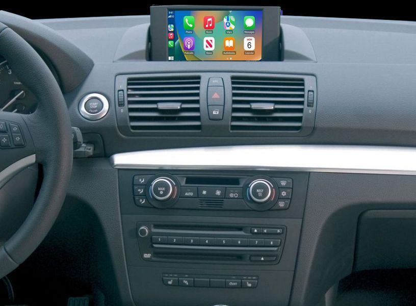 Беспроводной CarPlay и AndroidAuto для BMW 1 Series E81, E82, E87, E88 (2004&ndash;2010) CCC System RH-BM8807W-G фото