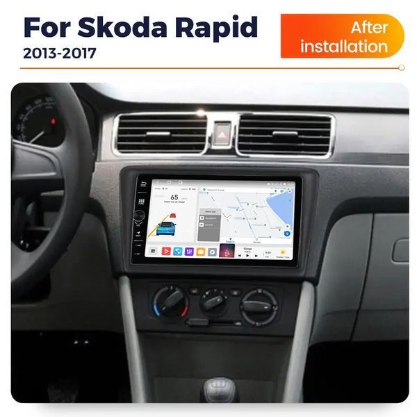Штатна магнітола Mekede DS 6/128Gb Skoda Rapid NH3 NH1 (2012-2020) 27461 фото