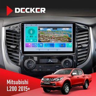 Штатна магнітола Mitsubishi L200 2015+ Climate Decker D9-009 4x64, DSP, 4G, 2k НФ-00008334 фото