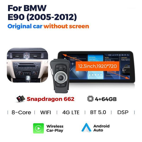 Штатная магнитола BMW 3-SERIES E90 / E92 / E93 / E91 2005-2012 AMS SPECIAL 4/64 ГБ CPL 12.3" CAA47798 фото