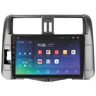 Штатна магнітола SIGMA X9464 ANDROID 10 4/64 ГБ 4G DSP Toyota Land Cruiser Prado 150 2009-2013 (B) 9" CAA33944 фото
