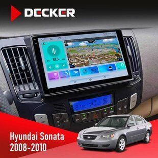 Штатна магнітола Hyundai Sonata 2008-2010 Climate Decker D9-009 4x64, DSP, 4G, 2k НФ-00008212 фото