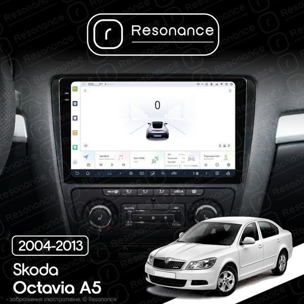 Магнітола Skoda Octavia 2 (A5) (2004-2013) [Black] DUDU 6 10.36" 2K QLED, 6/64 038025 фото