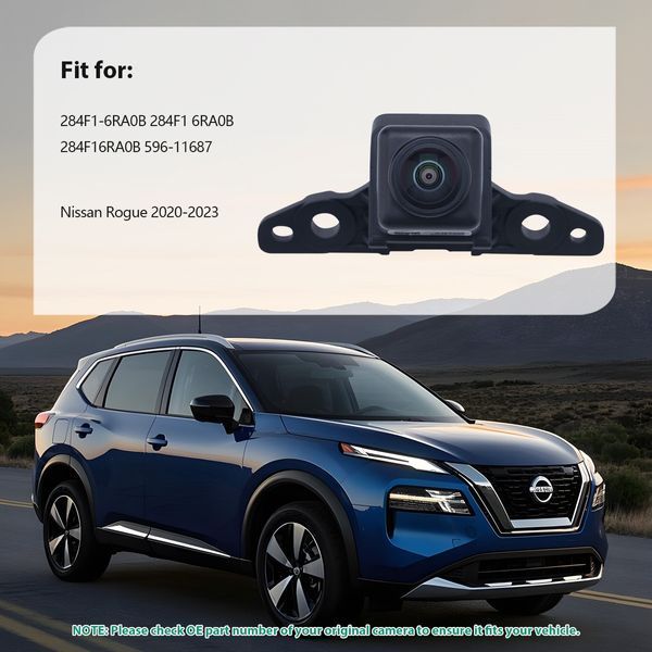 Камера заднего вида GreenYi 284F1-6RA0B для Nissan Rogue 2020-2023 284F1-6RA0B фото