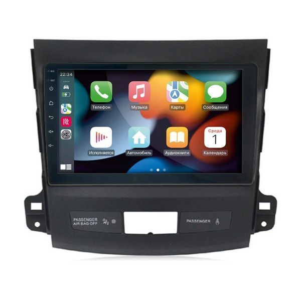 Штатная магнитола Mitsubishi Outlander XL 2006-2012 Decker D9-009 4x64, DSP, 4G, 2k НФ-00008329 фото