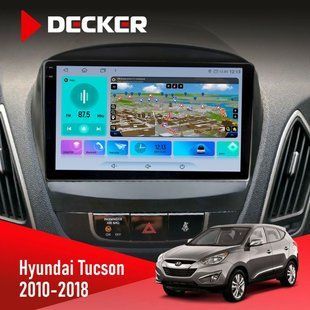Штатна магнітола Hyundai Tucson 2010-2018 Decker D9-009 4x64, DSP, 4G, 2k НФ-00008223 фото