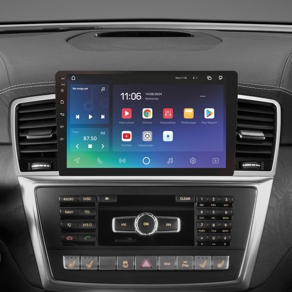 Штатна магнітола SIGMA X9464 ANDROID 10 4/64 ГБ 4G DSP Mercedes-Benz M-Class M Class W166 ML 2011-2015 9" (L3) CAA33704 фото