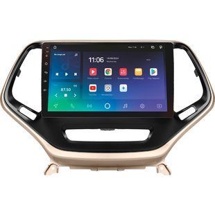 Штатна магнітола SIGMA PRO 10432 ANDROID 10 4/32 ГБ 4G DSP Jeep Cherokee 5 KL 2014-2018 (gold) 10" CAA64867 фото