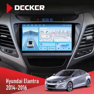 Штатная магнитола Hyundai Elantra 2014-2016 Decker D9-010 6x128 CPL 9.5" НФ-00005019 фото