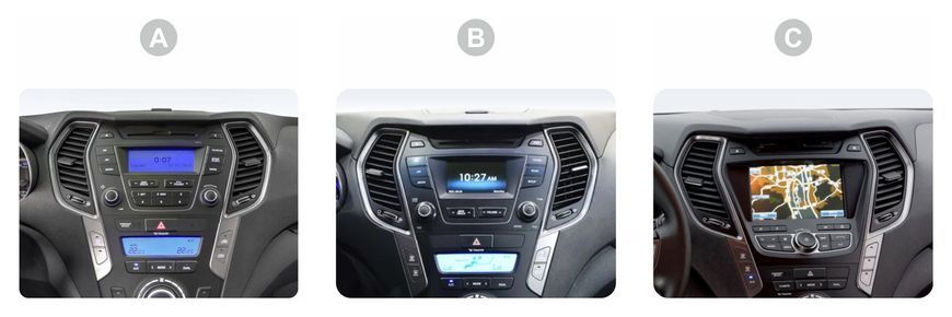 Штатная магнитола Hyundai Santa FE 3 2013-2016 AMS MOSS 2 4+32Gb CPL 9" CAA49143 фото