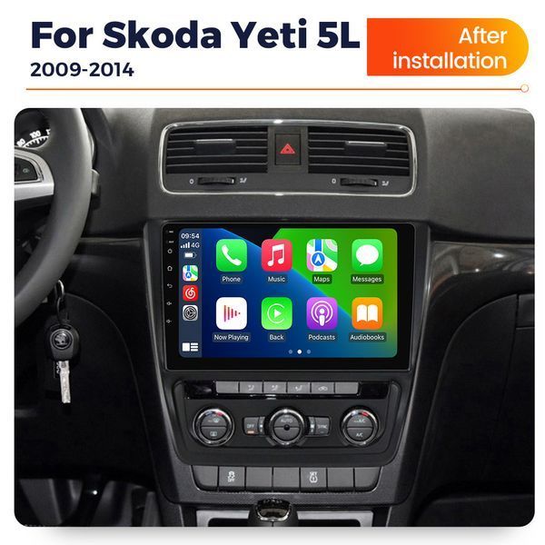Штатна магнітола Mekede MS Skoda Yeti 5L (2009-2014) QleD 19424 фото