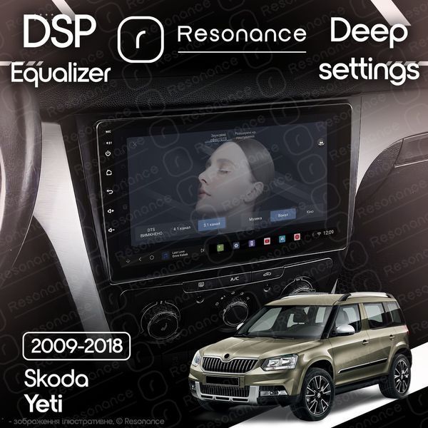 Штатная магнитола Skoda Yeti (2009-2018) [Матовая] DUDU 3 10" QLED, 4/64 041138 фото