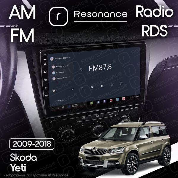 Штатная магнитола Skoda Yeti (2009-2018) [Матовая] DUDU 3 10" QLED, 4/64 041138 фото