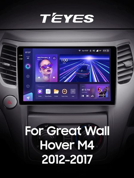 Штатна магнітола Teyes CC3 4+64 Gb Great Wall Hover M4 1 2012-2017 10" 2k CAA31455 фото
