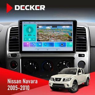 Штатна магнітола Nissan Navara, Pathfinder 2005-2010 Decker D9-009 4x64, DSP, 4G, 2k НФ-00009275 фото