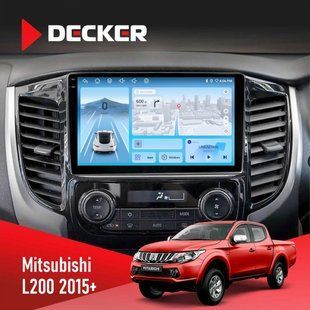 Штатная магнитола Mitsubishi L200 2015+ Climate Decker D9-010 6x128 CPL 9.5" НФ-00005155 фото