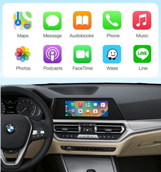 Бездротовий CarPlay та AndroidAuto для BMW 4 Series G22/G23 2017+ EVO System RH-BM8804W-G фото