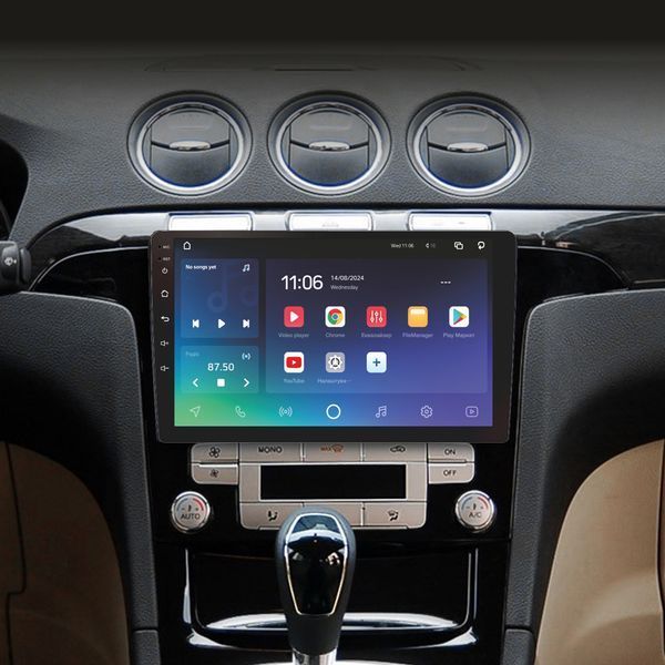 Штатна магнітола SIGMA X9464 ANDROID 10 4/64 ГБ 4G DSP Ford S-MAX 1 2006-2015 (F1) Black 9" CAA33340 фото