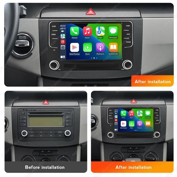 Штатная магнитола Mekede MN VW Jetta 6 2011 - 2018 7' IPS CarPlay 29841 фото