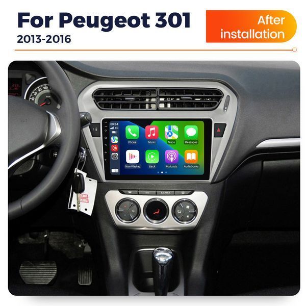 Штатная магнитола Mekede MN Peugeot 301 For Citroen C-Elysee CElysee (2012 - 2016) IPS (1 Din) 11242 фото