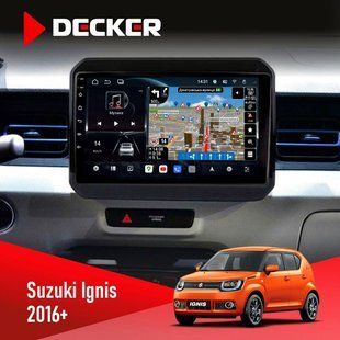Штатна магнітола Suzuki Ignis 2016+ Decker D9-011 4x64, DSP, 4G, 360 НФ-00006441 фото