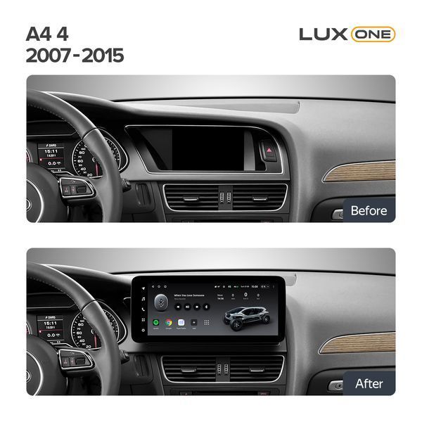 Штатна магнітола Teyes LUX ONE 6+128 Gb з коловим оглядом 360&deg; Audi A4 4 B8 2007-2015 (B) 12.3" (L2) CAA66381 фото