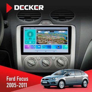 Штатна магнітола Ford Focus 2 2005-2011 Black Decker D9-009 4x64, DSP, 4G, 2k НФ-00008730 фото