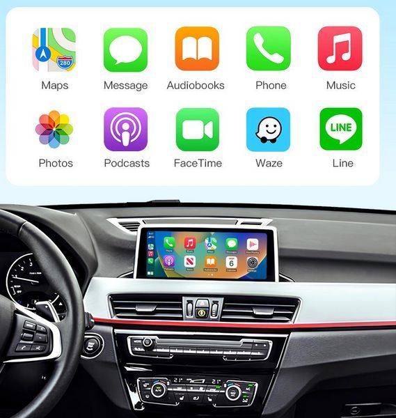 Бездротовий CarPlay та AndroidAuto для BMW X2 F39 2019+ EVO System RH-BM8804W-G фото
