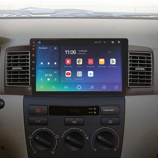 Штатна магнітола SIGMA X9464 ANDROID 10 4/64 ГБ 4G DSP Toyota Corolla E130 E120 2000-2004 9" CAA33927 фото