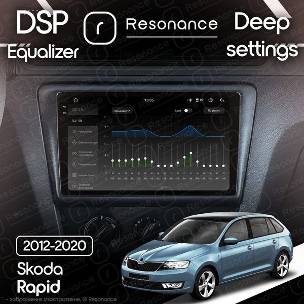 Штатная магнитола Skoda Rapid (2012-2020) Resonance Ultra S6 (7870) 6/128, 9.5" 2K QLED, 360 040936 фото
