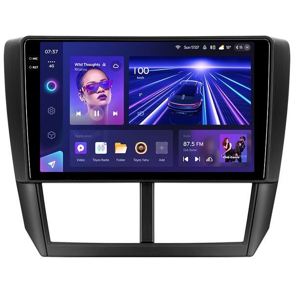 Штатна магнітола Teyes CC3 6+128 Gb з коловим оглядом 360&deg; Subaru Forester 3 SH 2007-2013 For Subaru Impreza GH GE 2007-2011 9" 2k CAA32561 фото