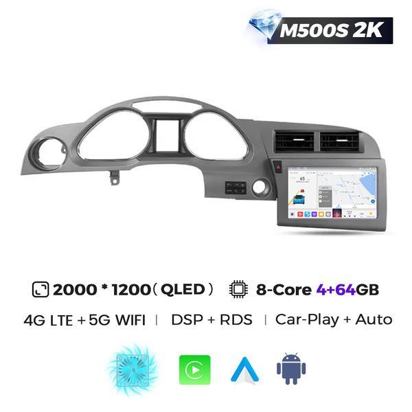 Штатна магнітола Mekede MS 2k 4/64 Audi A6 C6 (2004-2012) CarPlay QleD 10286 фото