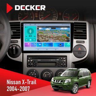 Штатна магнітола Nissan X-Trail 2004-2007 Decker D10-009 4x64, DSP, 4G, 2k НФ-00008346 фото