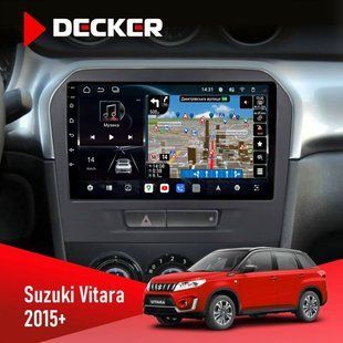 Штатна магнітола Suzuki Vitara 2015+ Decker D9-011 4x64, DSP, 4G, 360 НФ-00006457 фото