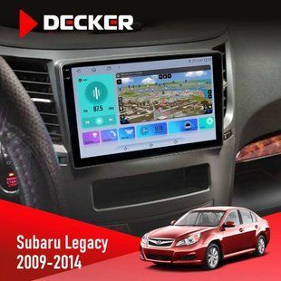 Штатная магнитола Subaru Legacy 2009-2014 Decker D9-009 4x64 CPL 9.5" НФ-00008417 фото