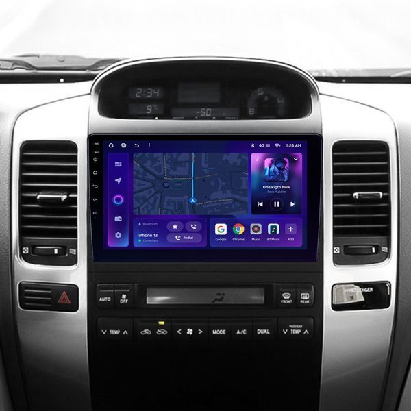 Штатная магнитола Toyota LC Prado 120 2002-2009 AMS MOSS 2 4+32Gb CPL 9" CAA49524 фото