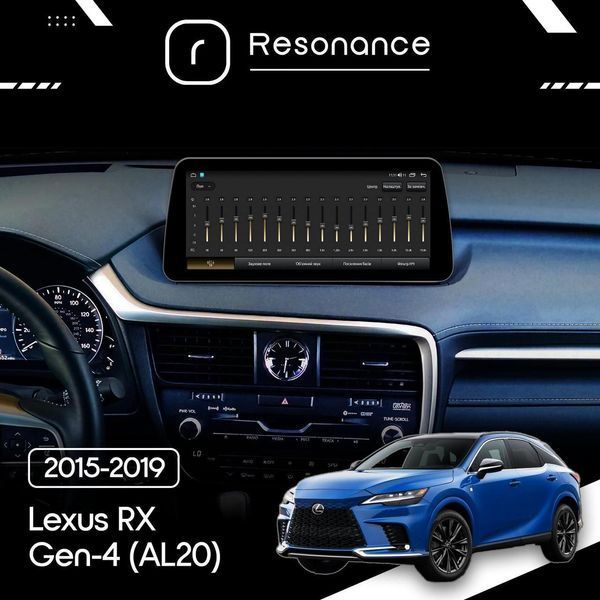 Магнитола Lexus RX 4 (AL20) (2015-2019) [Low] Resonance Ultra M4 (7862) 4/32, 12.3" QLED, 360 (BMW Style) 027795 фото