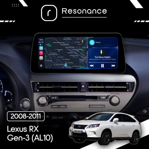 Магнітола Lexus RX Gen-3 (AL10) (2008-2011) [Mid] Resonance L300 4/32 10.33" QLED, 360 (BMW Style) 031038 фото