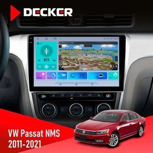Штатна магнітола Volkswagen Passat NMS 2011-2021 Black Decker D10-009 4x64, DSP, 4G, 2k НФ-00009989 фото